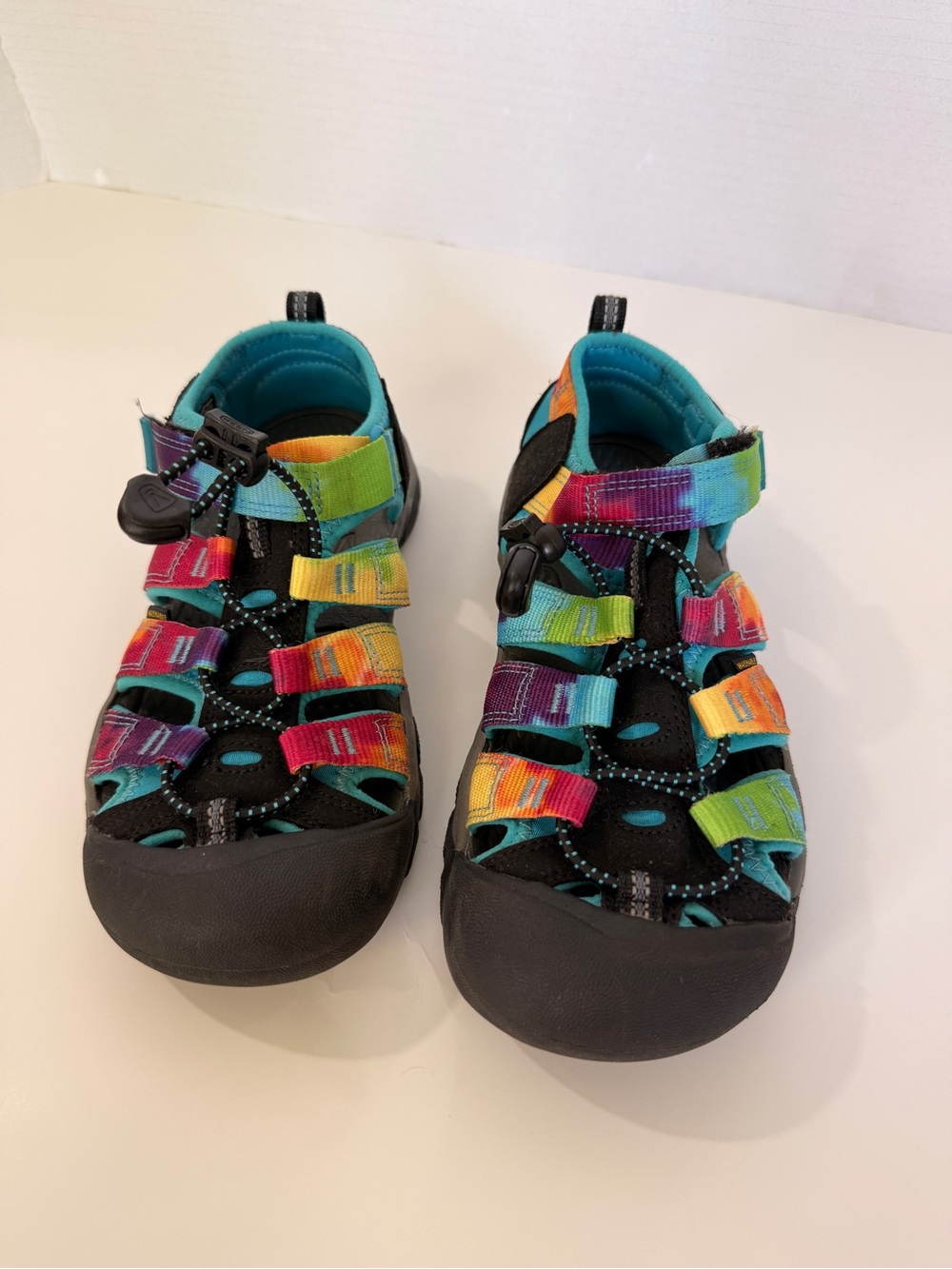 Keen Kids Multicolor Outdoor Sandals - Rainbow tie dye Straps